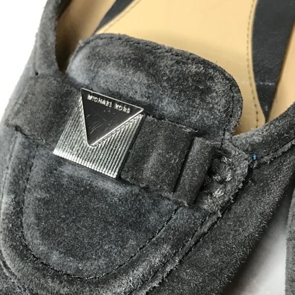MICHAEL Michael Kors 6.5 gray leather loafers - Picture 7 of 9